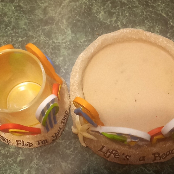 Yankee Candle Beach 🏖 Themed Votive / Jar Holder Set - Picture 4 of 6